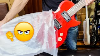 Glarry GLP101 Guitar Unboxing Review  Hard Pass on this LP Style Guitar [upl. by Nwahsem739]