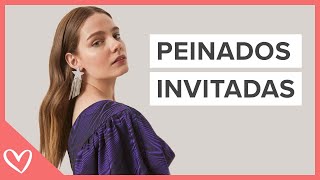 PEINADOS sencillos y resultones para INVITADAS de boda [upl. by Cowden]