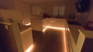 RGBW LEDs installed for kitchen plinth highlights [upl. by Roz976]