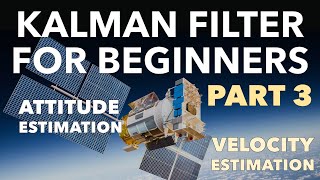 Kalman Filter for Beginners Part 3 Attitude Estimation Gyro Accelerometer Velocity MATLAB Demo [upl. by Tnias863]