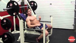 How To Barbell Incline Chest Press [upl. by Zina]