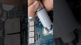 repaste processor amp GPU laptop laptop repair maintenance cpu [upl. by Yruam788]