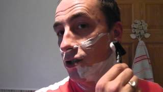 Shaving using a Wilkinson Sword Classic Razor [upl. by Rusell]