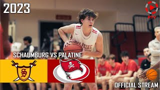 Palatine vs Schaumburg Boys Varsity Basketball [upl. by Ylrevaw]