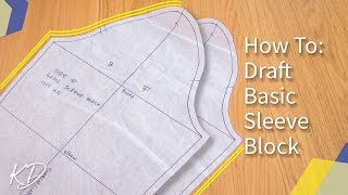 DETAILED HOW TO MAKE BASIC SLEEVE PATTERN  KIM DAVE [upl. by Merchant]