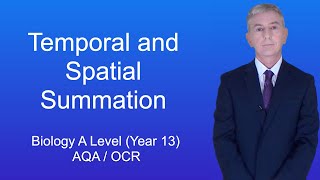 A Level Biology Revision Year 13 quotTemporal and Spatial Summationquot [upl. by Ahsit]