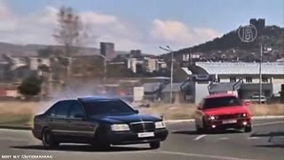 Giorgi Tevzadze Drift  Mercedes Benz W140 S 70 AMG amp BMW E34 M5 [upl. by Alac649]