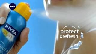 NIVEA Sun Protect amp Refresh Invisible Cooling Mist [upl. by Attenauqa]