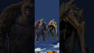 Kong 😎vs monsters  1 vs 1  comparison shots youtube monster godzilla [upl. by Sandro]