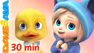 😍 Five Little Ducks  Dave and Ava  Looby Loo amp More Nursery Rhymes and Kids Songs 😍 [upl. by Lawan100]