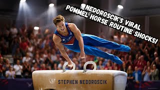 Stephen Nedorosciks SHOCKING pommel horse routine [upl. by Estey757]