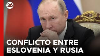 Eslovenia declara persona non grata a un diplomático ruso [upl. by Aiduan615]