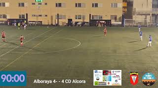 Alboraya UD  CD Alcora  segunda parte  jornada 17 lliga comunitat [upl. by Simona711]