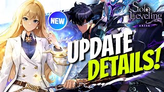 Free ALICIA Weapon Huge Nerfs amp Buffs To Hunters amp Weapons Update Details  Solo Leveling  Arise [upl. by Avehs]