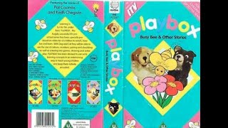 Playbox Busy Bee and other stories 1992 UK VHS [upl. by Ahkeber]