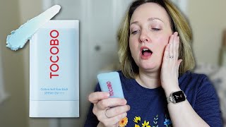 My FAVORITE 😍 TOCOBO Sun Stick SPF 50 Wear Test amp Review [upl. by Sandie600]