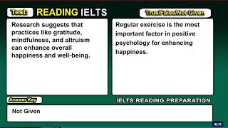 IELTS Reading Practice – TrueFalseNot Given Multiple Choice amp Fill in the Gap Questions [upl. by Makell820]