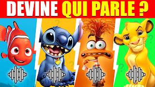 Devine QUI PARLE spécial FILMS DANIMATIONS 🎙️🤩 Stitch Anxiété Némo Simba [upl. by Ayo811]