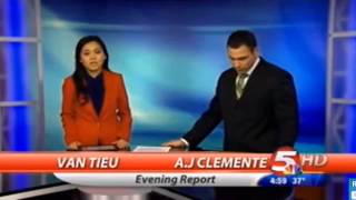 Bismarck KFYR News Anchor Accidentally Curses On Air [upl. by Gris414]