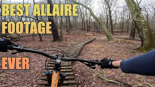 Allaire Winter Escape Trails in NJ Beach Trails  Drone [upl. by Rhiana]