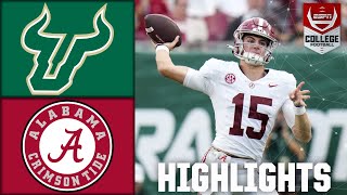 Alabama Crimson Tide vs South Florida Bulls  Full Game Highlights [upl. by Dlanger]