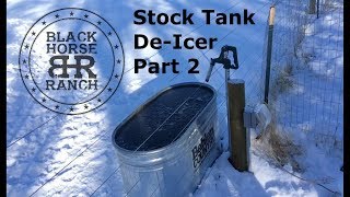 DIY Stock Tank DeIcer Part 2 of 3 [upl. by Debor]