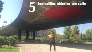 Variantes de sentadillas con salto  Jump squats [upl. by Smiley376]