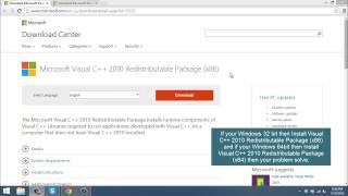 How to fix mfc100dll error in Windows 8 amp 81 [upl. by Cirde19]