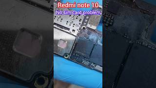 Redmi note 10 no sim card problem repaired 👍 redminote redmi shortsvideo redminote10s [upl. by Yraht585]