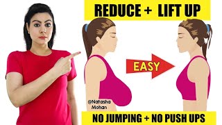 1 Minute Best Exercise To Reduce Breast Fat  Lift Up Breast Size Naturally In 12 Days 🔥 [upl. by Mellitz480]