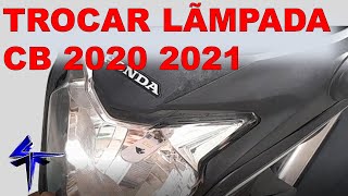 Como trocar a lâmpada farol da Twister CB 250 ANO 2020 2021 [upl. by Eikcid]