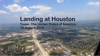 Landing at Houston Texas [upl. by Sobel]