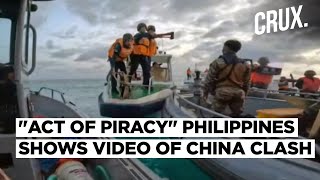 Philippines Shows Video Of Chinas quotAxe Attack Lootquot In Boat Clash US Warns Of quotMiscalculationsquot [upl. by Fredrika668]