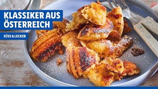 Veganer Kaiserschmarrn  Rezept aus der Alpenregion  Lidl Kochen [upl. by Enitsenrae]