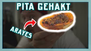 PITA GEHAKT ARAYES  EtenmetNick  How to [upl. by Berenice]