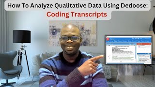 How to analyze qualitative data using Dedoose Coding Transcripts DedooseSupport [upl. by Atiana]