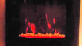 Prolectrix Balmoral Black Arch Glass Fireplace Electric Wall Heater unboxing [upl. by Eirelam]