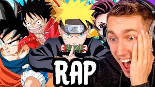 MINIMINTER REACTS TO ANIME RAP SHONEN JUMP RAP CYPHER [upl. by Jehoash]