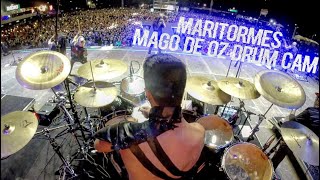 Mägo de Oz Maritormes Drum cam  Catrina Fest 2018 Puebla [upl. by Aehsrop]