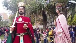 Trobada de Gegants de les Fires i Festes de Sant Narcís a Girona 2016 II [upl. by Attenod]