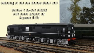 36 Unboxing of the new Kernow Model Rail Bullied 1CoCo1 10202  A sound Diesel from Legoman Biffo [upl. by Lednyc]