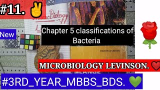 Classification of 🛑🛑 medical important BACTERIA chapter 5 levinson microbiology [upl. by Atauqal43]