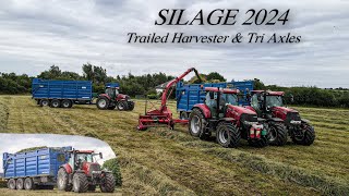 Silage 2024  Taarup 10x amp Smyth Tri Axles  Pat Kavanagh [upl. by Ttirb]