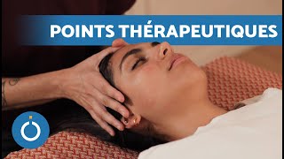 MASSAGE des POINTS THÉRAPEUTIQUES Visage et Tête 💆🏾‍♀️ Massage facial et crânien [upl. by Eidnac]