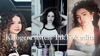 Kalogera sisters TikTok edits compilation [upl. by Intyre867]