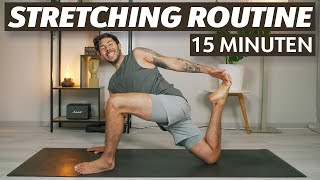 Yoga Ganzkörper Stretching Routine für jeden Tag  15 Minuten Dehnen amp Entspannen [upl. by Dehlia650]