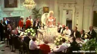 Virna Lisi  emerges from the cake [upl. by Rind]