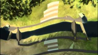 Dam Construction Film  3D Animation by Graffiti Design amp Advertising [upl. by Ithnan]