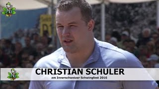 Schuler Christian am 110 Innerschweizerisches Schwingfest Einsiedeln SZ 03072016 [upl. by Mccullough496]