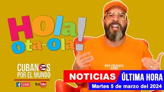 Alex Otaola en vivo últimas noticias de Cuba  Hola OtaOla lunes 25 de marzo del 2024 [upl. by Orferd]